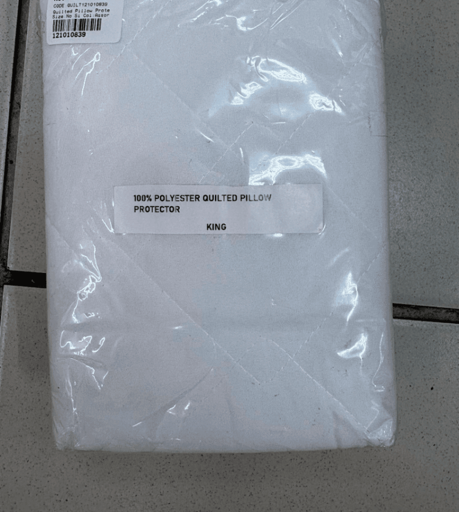 100% Polyester Quilted Pillow Protector