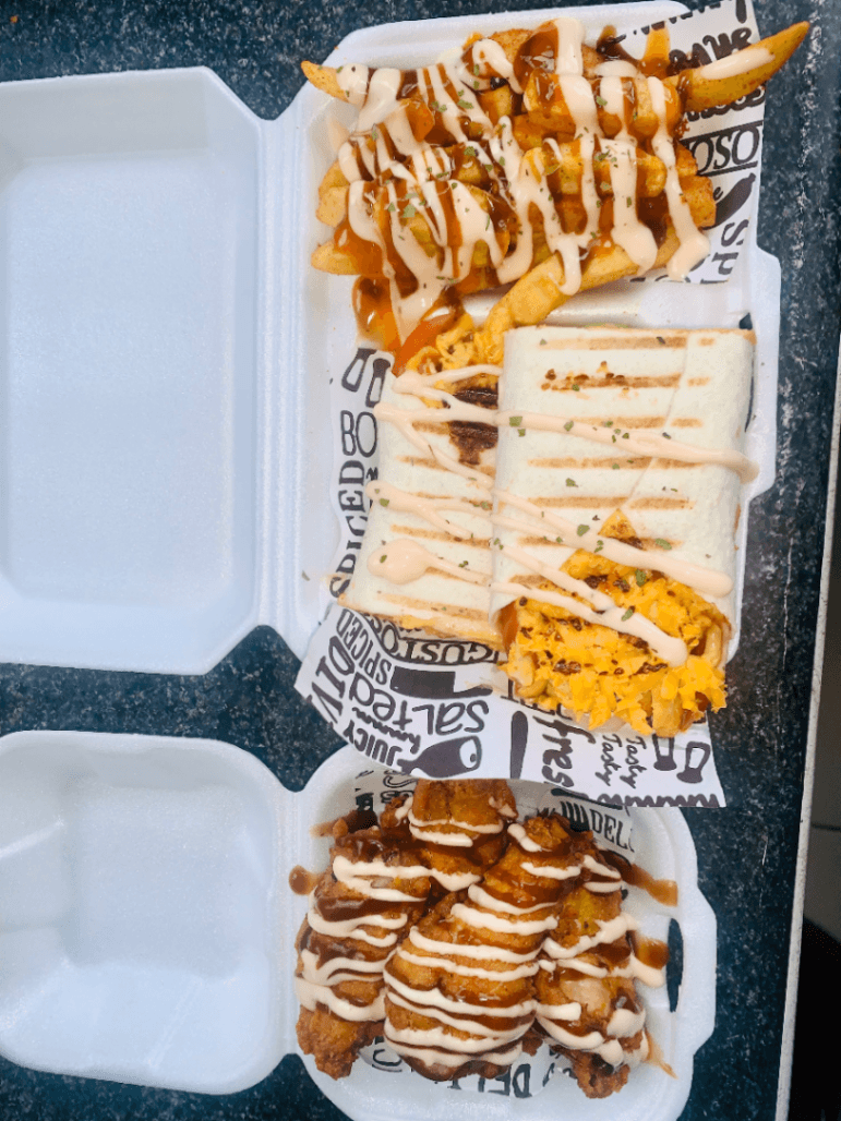 Foldover wings combo