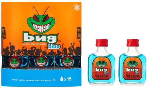 Bug Alcoholic Shooter Blue x 15