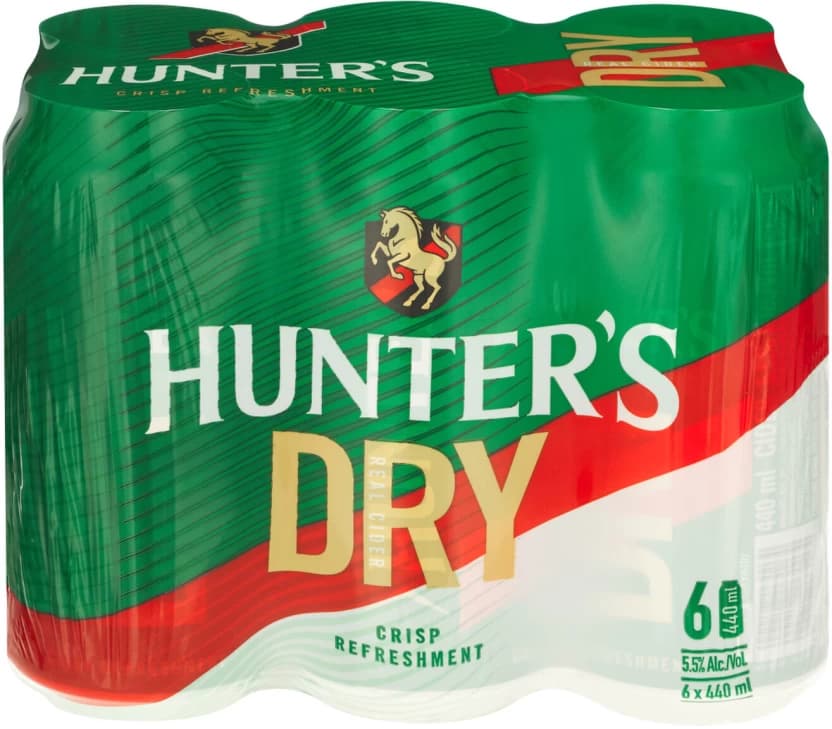 Hunters Dry 6 x 440ml Cans