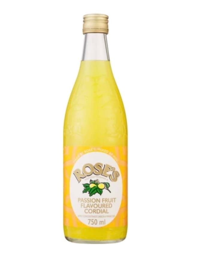 Rose’s Passion Fruit Cordial 750ML